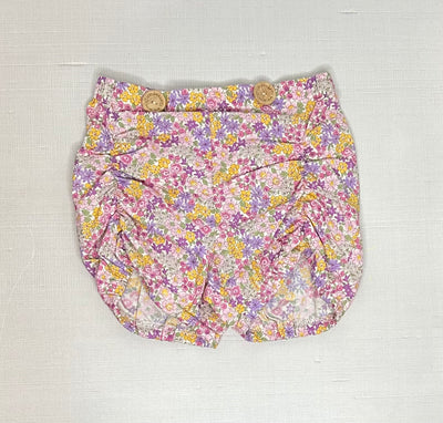 Handmade Floral Shorts, Pink, size 4