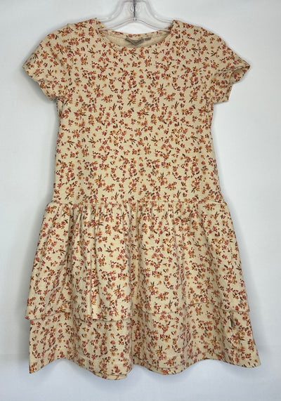 Wheat Floral Dress, Tan Peac, size 5