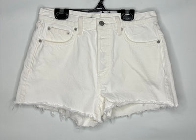 Denim Forum Shorts, White, size 25/S