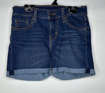 LEVI Spandex Shorts, Blue, size 26 Sm