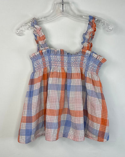 Seed Tank Top, Plaid, size 6