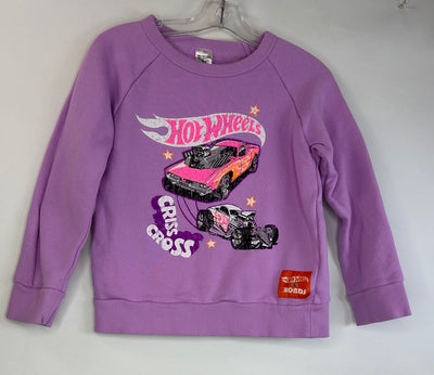 Hot Wheels Sweater, Purple, size 7