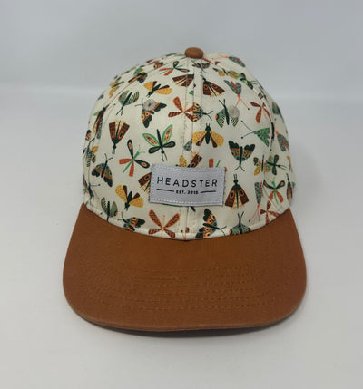 Headster Baseball Hat, Cream, size 5-8Y