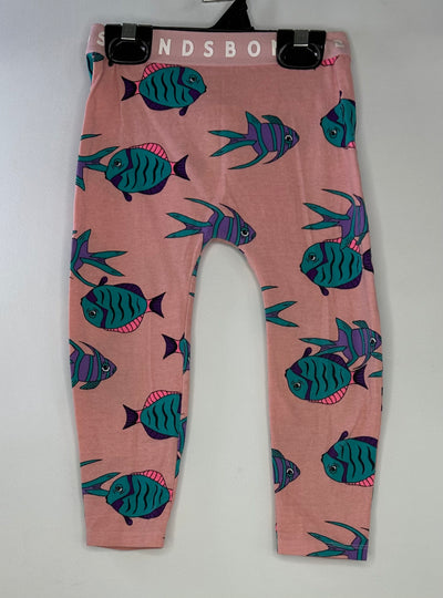 Bonds Fish Leggings, Pink, size 18-24M