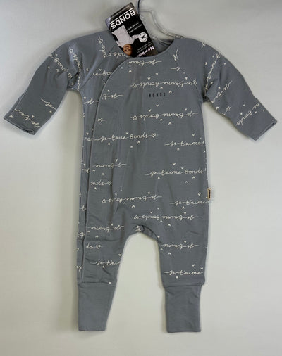 NWT BONDS Cozysuit, Grey, size 0-3m