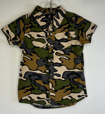 Ripzone Camo Button Up, Green, size 6