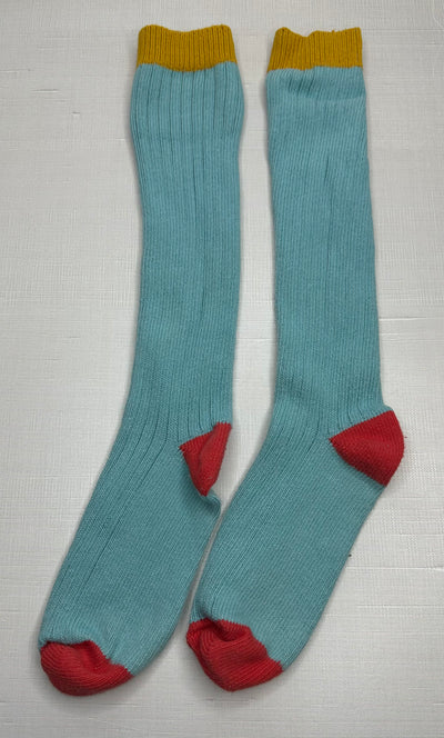 Knee Sock, Blue, size 8-11yr