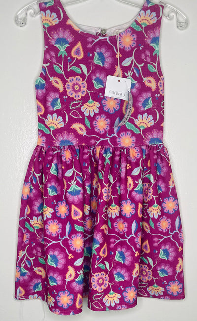 NWT Sfera Floral Dress, Purple, size 6-7