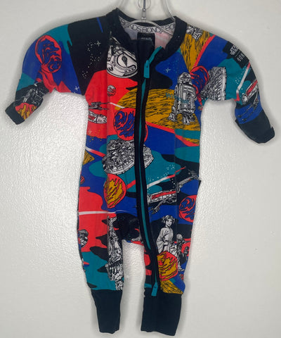 Bonds Starwars Wondersuit, Blue/blk, size NB