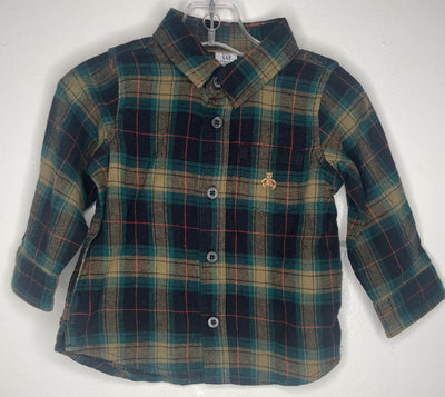 Gap Flannel NWT, Green, size 12-18m