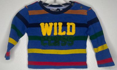 Marines Wild Class L/S, Blue, size 3-6m