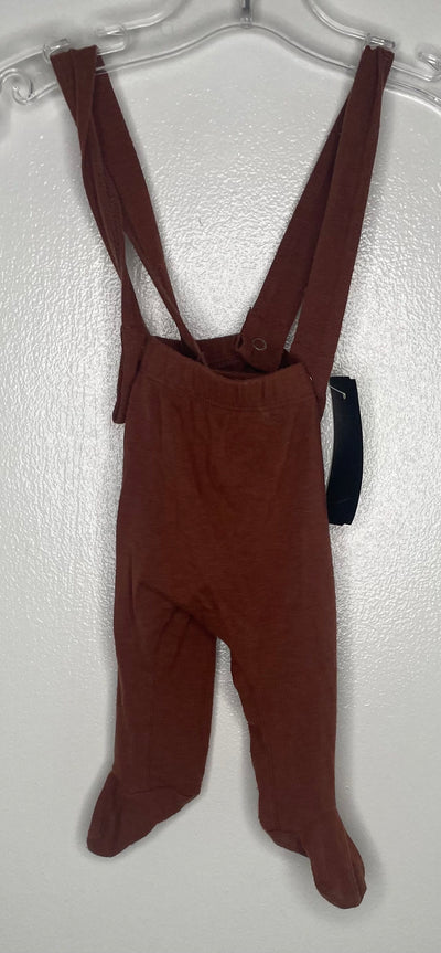 Haven Baby Knit Overalls, Brown, size 0-3M