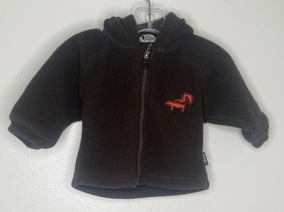 Mec Fleece Zip, Brown, size 6M