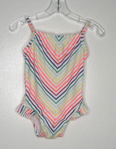 Gap 1pc Bathing Suit, Stripes, size 6-12m