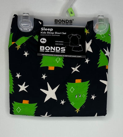 Bonds Holiday 2pc Set NWT, Blk Tree, size 4