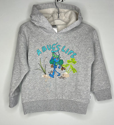 BONDS Bugs Life Hoodie, Grey, size 4