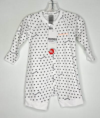 Bonds Wondercool Shorty, Wht NEW, size 6m-12m