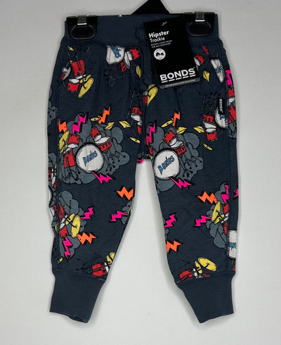 BONDS Hipster Trackie NWT, Bl Drums, size 6m-12m