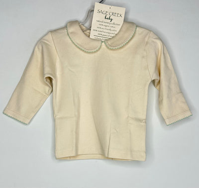 NWT Sage Creek L/S Top, Cream, size 3-6M