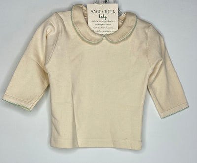 NWT Sage Creek L/S Top, Cream, size 3-6M