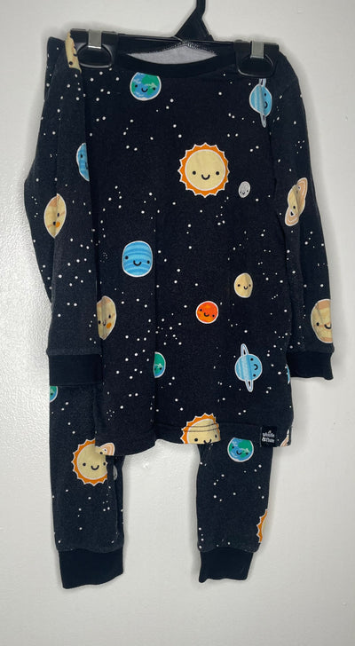 W&F Space Pj Set, Black, size 3-4