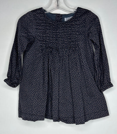 Wheat Dress Dots, Navy, size 18-24m