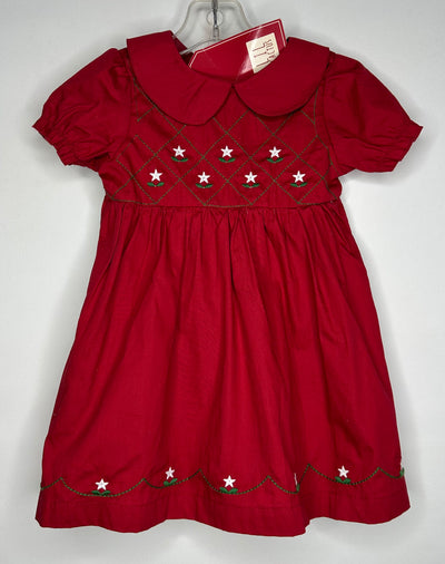 Dress NWT Embroidered, Red, size 12-24m