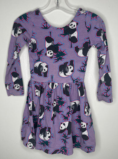 Bonds L/S Twirl Dress, Pandas, size 4