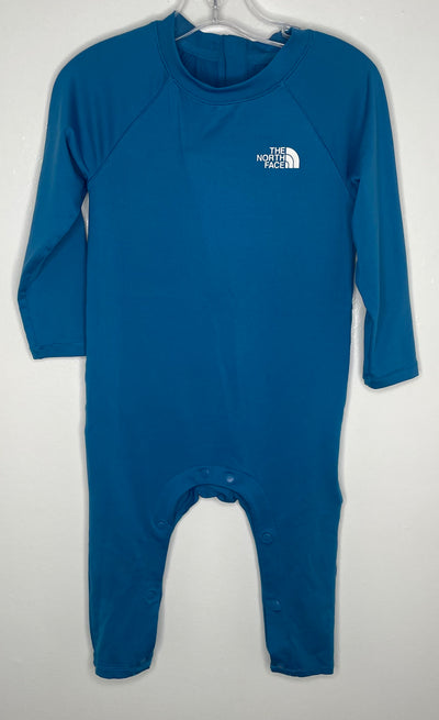 Northface Sunsuit, Blue, size 12-18M