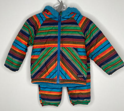 Patagonia 2pc Outdoor Set, Blue, size 12-18m