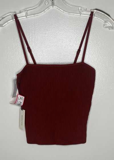 NWT Babaton Ribbed Tank, Ochre, size XS