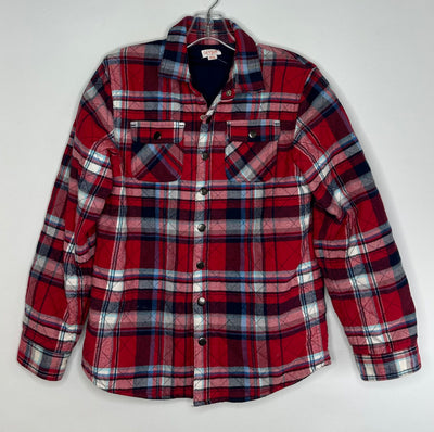 C&J Quilt Plaid Coat, Red Blue, size 12