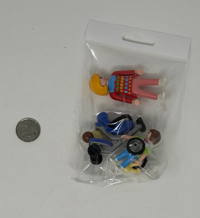 Small Playmobil Bag, Stroller, size 3peeps