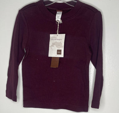 NWT Tea L/S Top, Burgundy, size 3