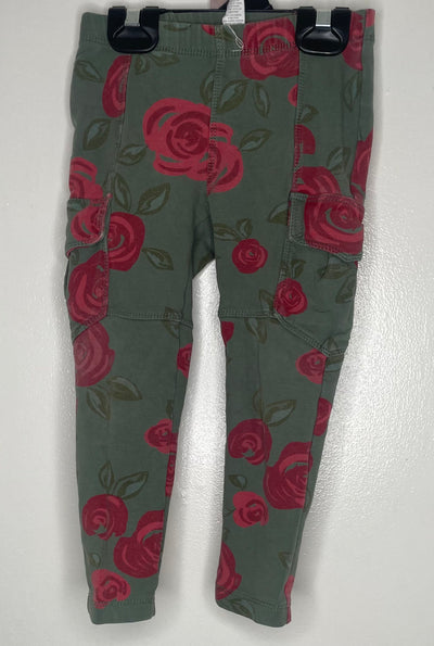 Tea Leggings, Roses, size 4