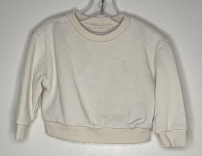 LCKR Cropped Crewneck, Cream, size 3