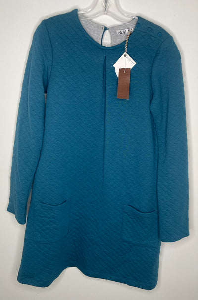 NWT Dex Quilted Dress, Teal, size 12-14