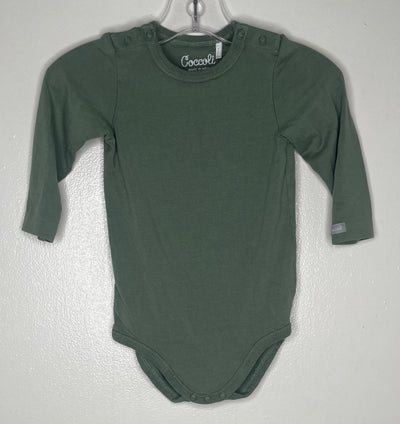 Cocoli L/S Onesie, Green, size 9M