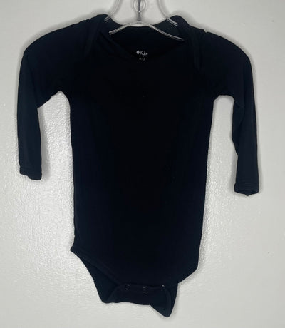 Kyte L/S Onesie, Black, size 6-12M