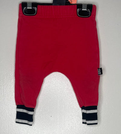 W&F Joggers, Red, size 6-12M