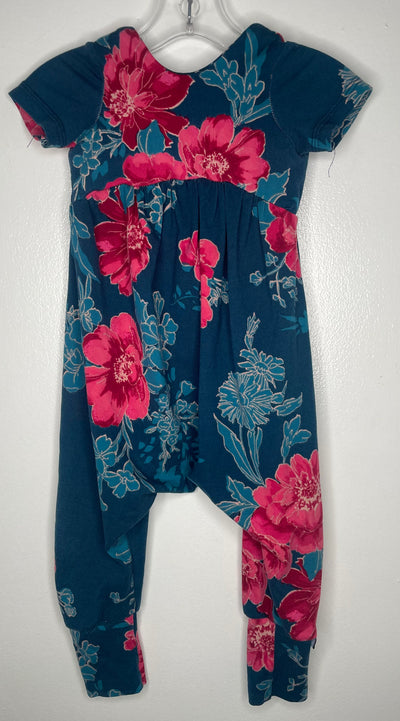 Urban Baby Floral Romper, Teal, size 12-18M