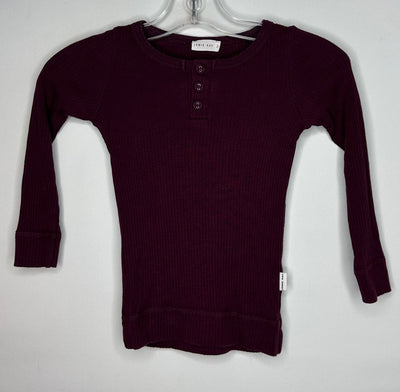 Jamie Kay Rib L/s Top, Burg, size 2