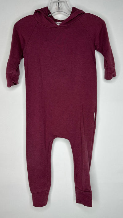 Vi & Jax Bamboo Romper, Burgundy, size 12-24m