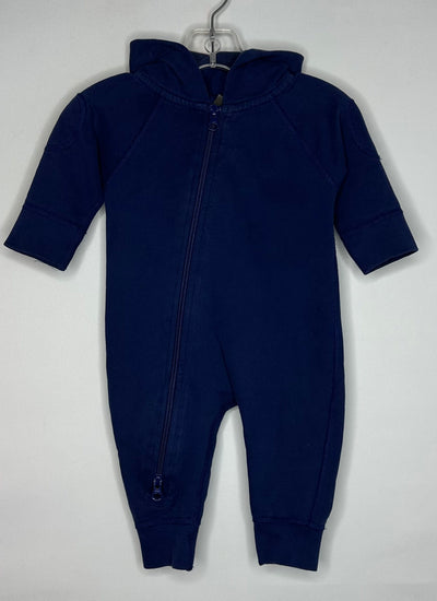 Sapplings Zip Romper, Blue, size 3-6M