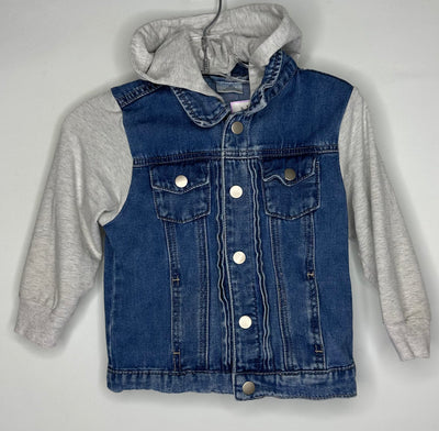 Mebie Baby Denim Coat, Blue, size 3