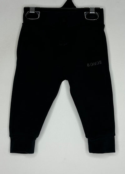 Bonds Jogger Pant, Black, size 6m-12m