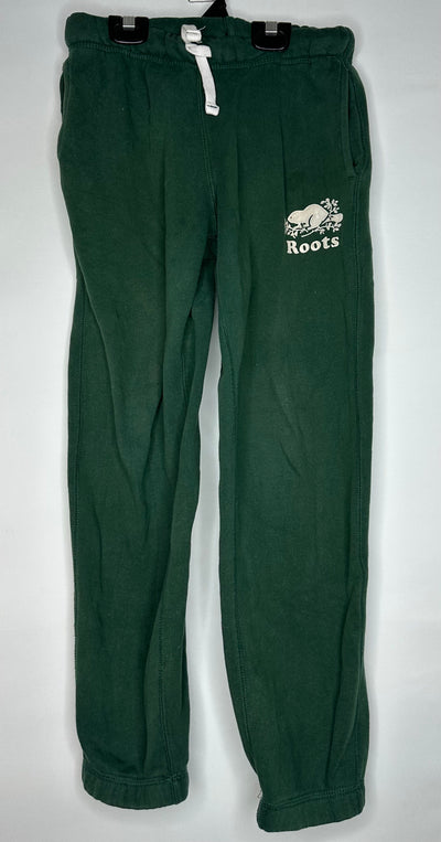 Roots Sweat Pants, Green, size 8