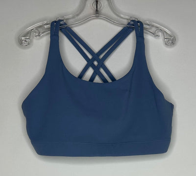 Athleta Xback Sports Bra, Blue, size 12