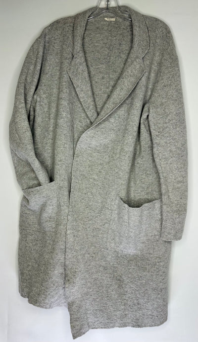 Naif Wool Coat, Grey, size Small