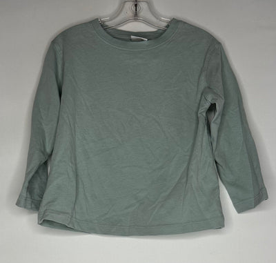 Zara L/S Top, Sage, size 3-4